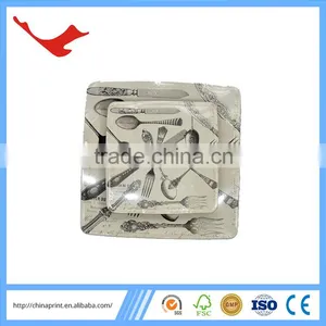005 Square Dish Paper Dish thumbnail-1