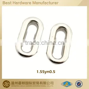 Shining Metal Oblong Oval Eyelet For Cloths/bags thumbnail-1
