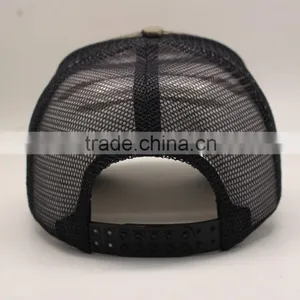 Custom Snapback Trucker Hats and Caps/wholesale Embroidered Camo Mesh 5 Panel Hat thumbnail-6