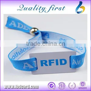 LBDW10 RFID Custom Wristbands, NFC Wristbands, Woven Wristbands China thumbnail-4