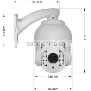 IR Distance 10x Optical Zoom HD IP Security Outdoor Ptz Auto Tracking Function Ptz Auto Tracking Camera thumbnail-5