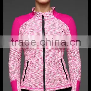 Kiteng 2016 New Design Women's Yoga Coat Fitness Running Sport Hooded Jacket Splice With Color Panel Office In USAsmall Minimum thumbnail-3