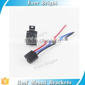 12V 80A Five-feet Black Waterproof Auto Relay thumbnail-1
