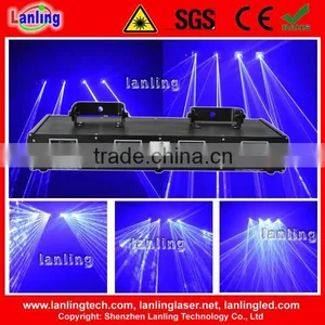1200mW Blue Four Lens Laser Light Projector thumbnail-1