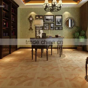 Decorative Flooring Rectified Edge 3D Digital Inkjet Wood Look Soft Glazed Surface Ceramic Floor Tile thumbnail-5
