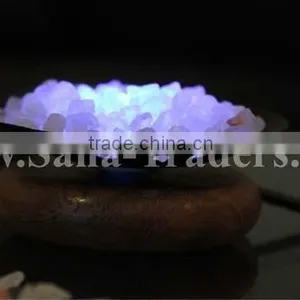 Mini Iron Bowl USB Lamps With Salt Granules (Multi Colour) thumbnail-1