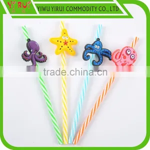 Funny Halobios Pattern pp Drinking Straws Spiral Drinking Straws thumbnail-2