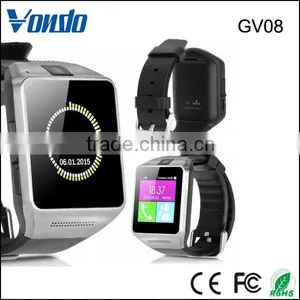 Bluetooth 4.0 Watch Phone Smart Watch Wrist With Camera Touch Screen Smart Watch For HTC Samsung Galaxy S4/S5/S6 thumbnail-4