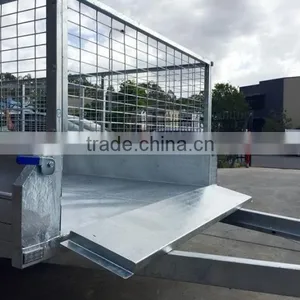 Tandem Axle Cage Trailer 10x5/Australia Strong Trailer/full Welded Trailer/big Trailer/box Trailer/tandem Trailer thumbnail-2