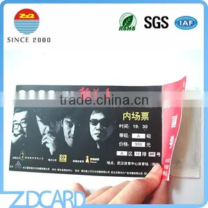 Cusomized Printing 13.56mhz Paper RFID Entrance Ticket thumbnail-2