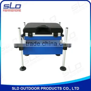 Fishing Tackle Aluminum Seat Boxes With D25 Adjustor Leg With 3 Drawers thumbnail-1