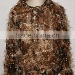 Camo Quiet Realtree Desert Leaf 3D Fast Dry Ghillie Suit Jacket&Trousers thumbnail-2