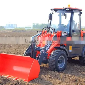 ER10 Everun Mini Farm Front Loader With Wooden Forks/ Drum Folder/ Cutter Head thumbnail-6