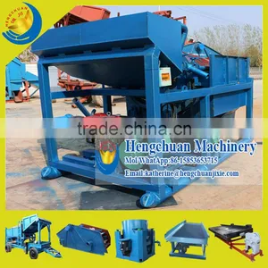 China New Product for 2016 Skid Type 10 Tons Per Hour Small Gold Trommel/Trommel Screener for Sale thumbnail-2