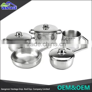 Customized Pots Stainless Steel Stock Pot Cookware for Wholesale thumbnail-1