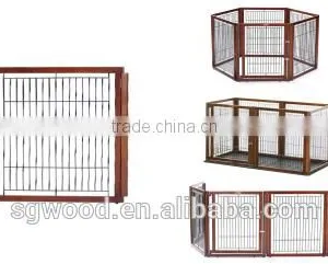Foldable Wooden Pet Dog Cage With a Door-6 thumbnail-1
