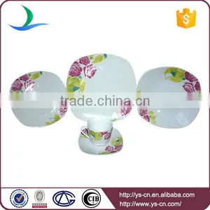 Blue Flower Decal Ceramic Hotel Restaurant Crockery Tableware thumbnail-1