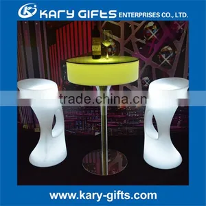 Pe Plastic Glow Furniture Outdoor Led Modern Furniture Table Garden Set thumbnail-1