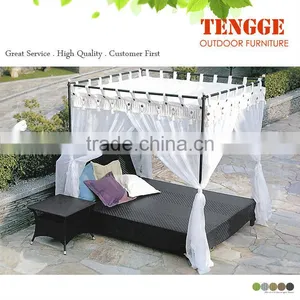Rattan/ Wicker Camp Bed thumbnail-1