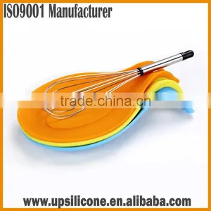 Wholesale Heat Resistant Silicone Spoon Holder Silicone Spoon Rest Kitchen Utensil Holder Silicone Kitchen Tools thumbnail-4