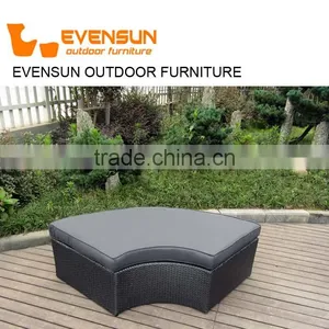 Hot Sale Beach Double Sun Lounger With Waterproof Cushion Sunbed Set thumbnail-3