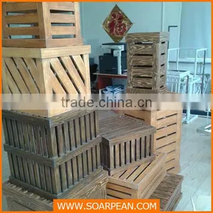 Wood Wine Box Wooden Packing Box Art Minds Wood Box thumbnail-1