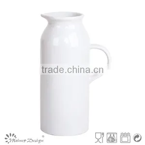 Delicate Emboss Crockery Stoneware Houseware Colorful Pitcher thumbnail-4