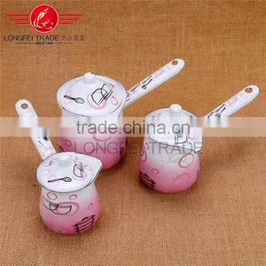 New Item Design Personalized Enamel Coffee Tea Pot / Coffee Jug thumbnail-1