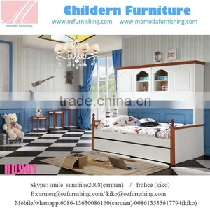RD9907 Hot Sale 2017classic Brown N White Traditional Matching Bedroom Cheap Home Furniture Queen Size King Size Bedroom Set thumbnail-5