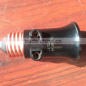 High Quality Two Round Plug Adapter Lamp Holder thumbnail-2