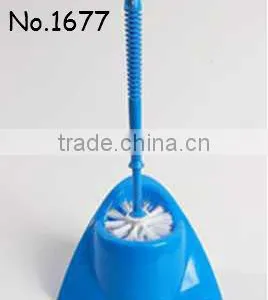 New Design Toilet Brush Plastic Cleaning Brush Sets With Holder and Hook thumbnail-6