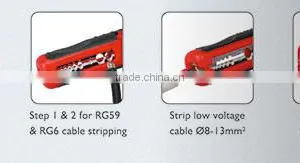 Top Quality Pocket Multi-Function Electric Cable Wire Stripper thumbnail-6