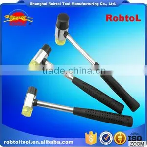 40mm Rubber Hammer Double Face Two Way Mallet Plastic Nylon Head thumbnail-2