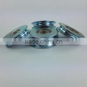 1.3 Inch Rope Pulley U Groove Wheel Diameter 35mm Thickness 8mm Bearing 635ZZ Item: 358R-635ZZ thumbnail-1