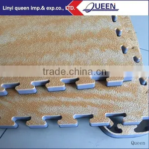 High Quality and High Density Non-toxic Fun Play Eva Foam Wood Grain Floor Mat thumbnail-2