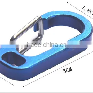 TK-1772 Titanium Alloy Mini Quick Release Snap Hook Keychain Carabiner thumbnail-3