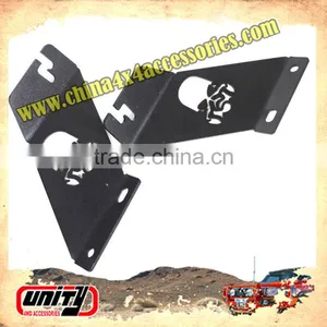JK 20" LED Light Bar Hood Mount thumbnail-1