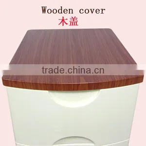 5 Layers Wooden Top Plastic Drawer thumbnail-6