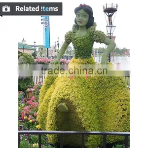 Artificial Green Grass Marshroom Sculpture Plant Topiary for Garden Landscaping Ornamental Decoration thumbnail-6