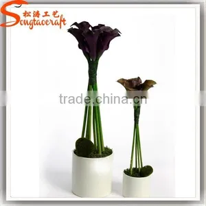 Wholesale Artificial Poinsettia Flowers Christmas Poinsettia Ornaments thumbnail-1