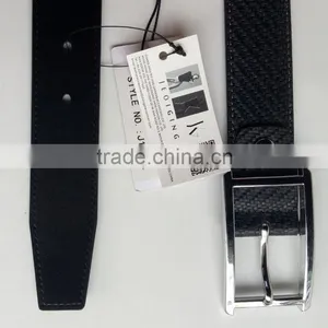J10762 Pin Buckle Belt For Besiness Man Chrome Buckle thumbnail-1