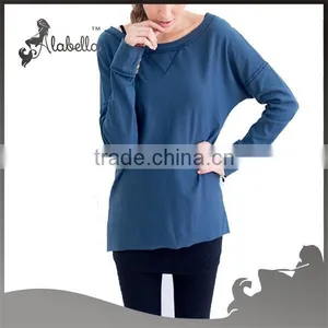 Wholesale Pullover Without Hood Ladies Sweatshirt thumbnail-1