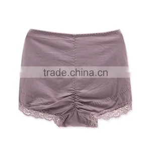 Factory Good Quality 95% Cotton 5% Spandex With Lace Custom Sexy Fancy Woman Underwear thumbnail-6