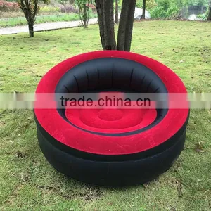 SF14 Light Weight Wholesale Outdoor Portable Lazy Sofa Folding Inflatable Bed on Beach thumbnail-1