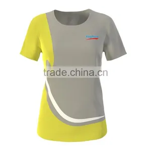 Heat Transfer Sublimation Print Dry Fit Running Shirt thumbnail-1