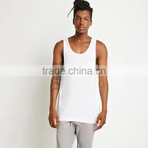 Mens Wholesale Plain Bulk White Tank Tops thumbnail-1