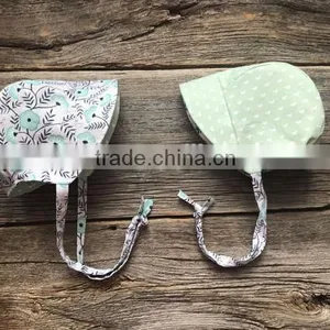 Reversible Baby Hat Floral Bonnet Cotton Cap Baby Clothing Accessories thumbnail-4