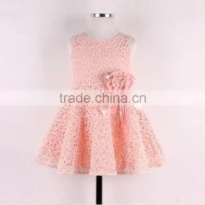Kids Girls Lovely Sleeveless Lace Vest Baby Girl Maxi Dress 20120 thumbnail-2