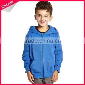 Bulk Children Jacket 60% Cotton 40% Polyester Design Your Own Fleece Zip Hoodie thumbnail-1