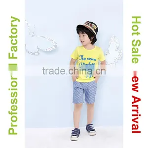 2016 Short Sleeve Ready to Wear Liquidation Kids Clothes thumbnail-1